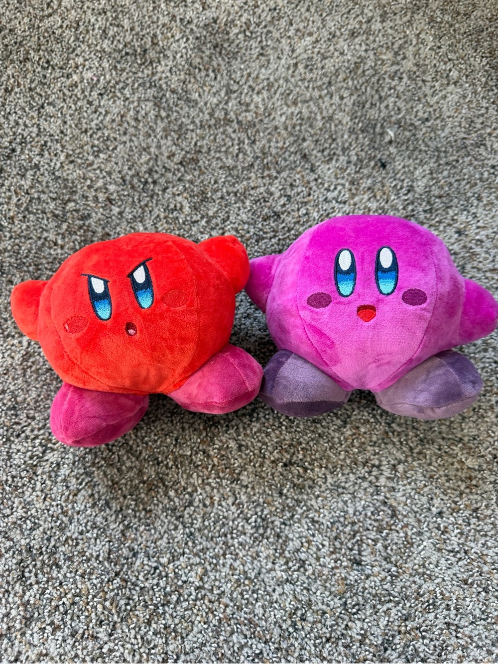 Kirby All Star Collection Red Purple Plush Set of 2 NWT Nintendo
